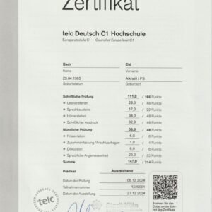 Heim telc c1 prüfung